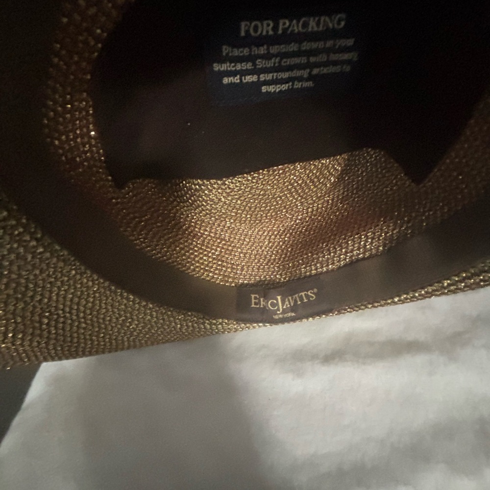 Eric Javits Gold Women's Hat